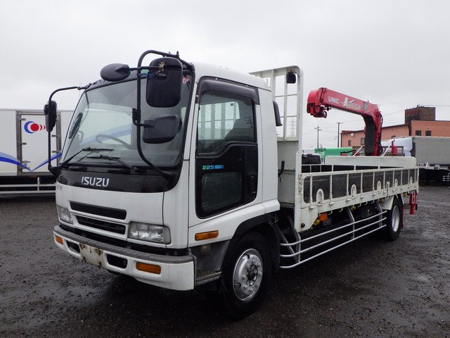Crane Cargo Truck ISUZU 4t-10t standard KL-FSR33L4SR 