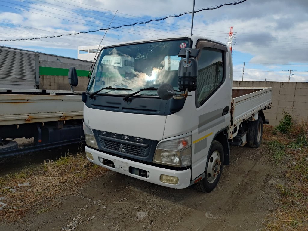 Flat Cargo Truck (Dropside) MITSUBISHI (FUSO)  PDG-FE73B 