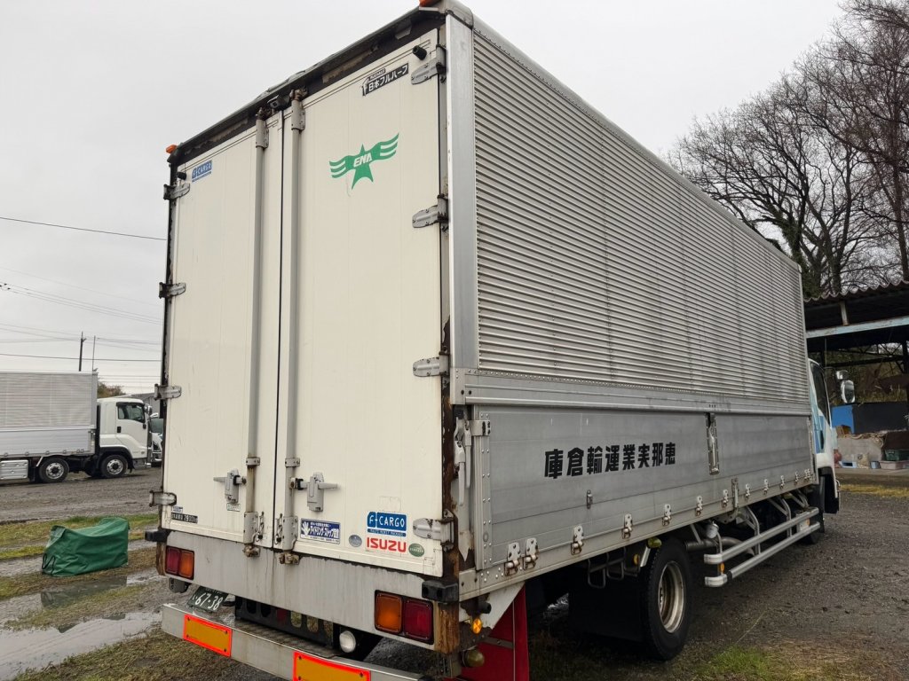ISUZU PKG-FRR90S2 Aluminum Wing Van 4t wide