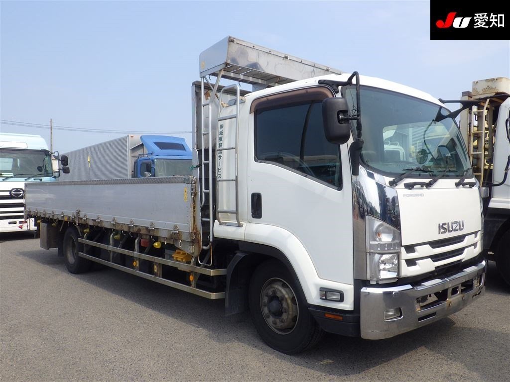 Flat Cargo Truck (Dropside) ISUZU 4t-10t wide QKG-FTR34T2 