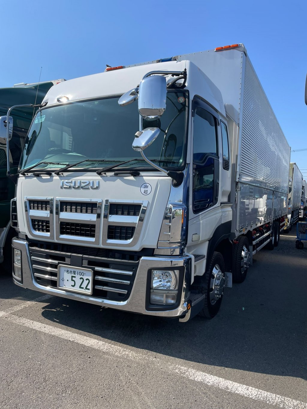 Aluminum Wing Van ISUZU over 10t QKG-CYJ77A 